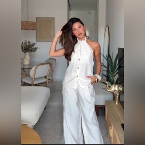 ZARA HALTER VEST TOP